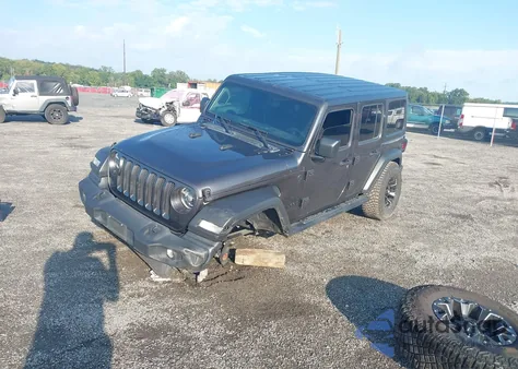 2022 Jeep Wrangler Unlimited Sport S 4X4 из США, поврежденный, VIN 1C4HJXDM9NW226080